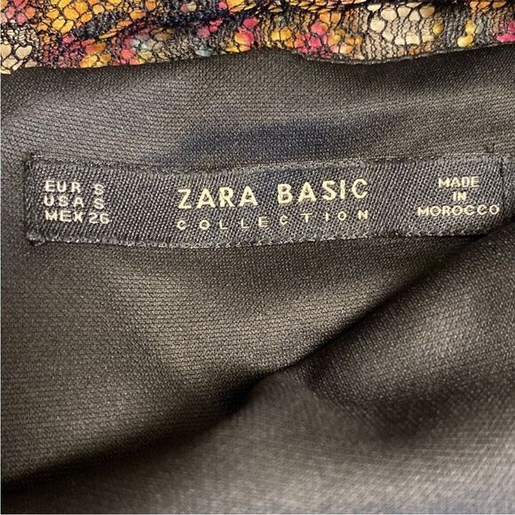 Zara Basic Black Lace Jumpsuit small - Picture 7 of 7